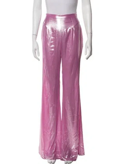 Pre-owned Priscavera Wide Leg Pants In Pink