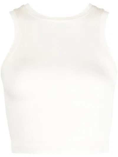 Prism Luminous Cropped Top In White