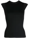 Prism Rouse Ribbed T-shirt In Black