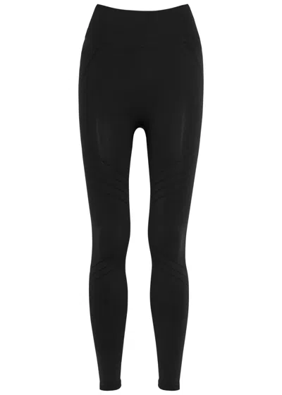 Prism2 Lucid Contour Stretch-jersey Leggings In Black