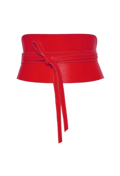 Pritch London Women's Corset Belt In Red