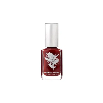 Priti Nyc Red Ace Rose In White