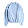 Privacy Luxury Blank Crewneck - Ice Blue In Blue
