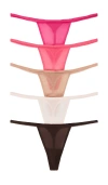 Privacy Please Alice G String 5 Pack In Neapolitan
