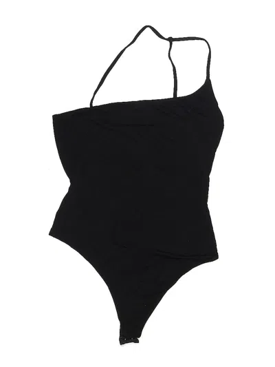 Pre-owned Privacy Please Bodysuit In Black