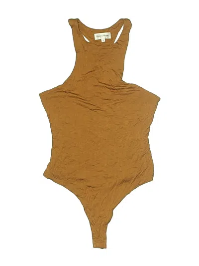 Pre-owned Privacy Please Bodysuit In Brown