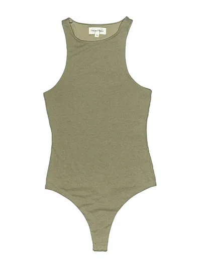 Pre-owned Privacy Please Bodysuit In Green