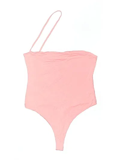 Pre-owned Privacy Please Bodysuit In Pink