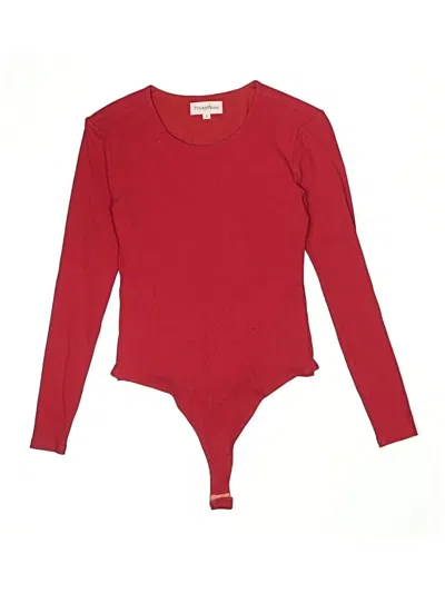 Pre-owned Privacy Please Bodysuit In Red