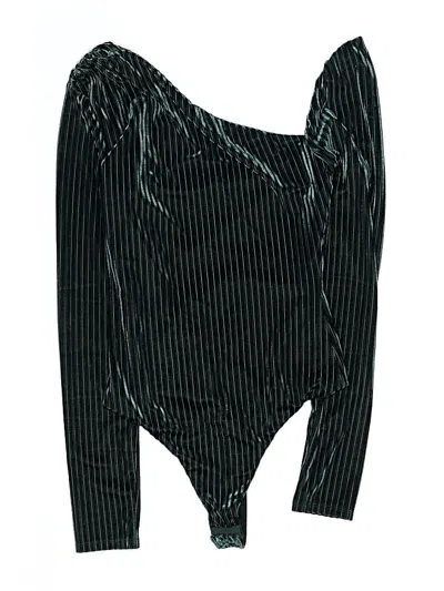 Pre-owned Privacy Please Bodysuit In Teal