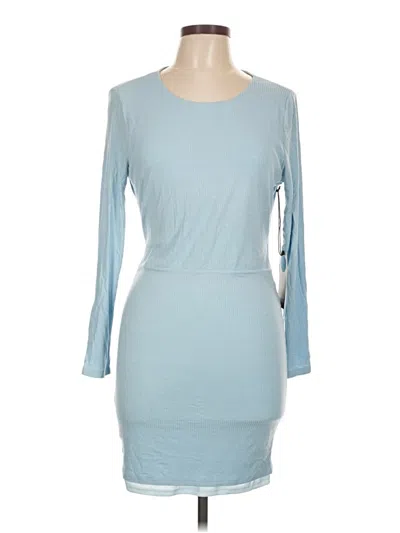 Pre-owned Privacy Please Casual Dress In Blue