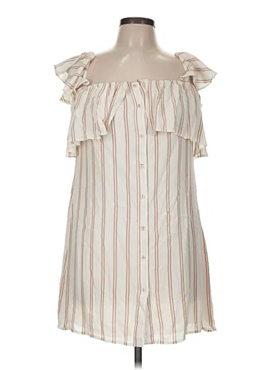 Pre-owned Privacy Please Casual Dress In Ivory