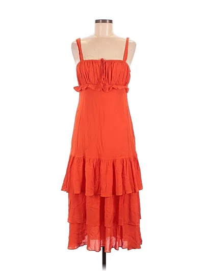 Pre-owned Privacy Please Casual Dress In Orange