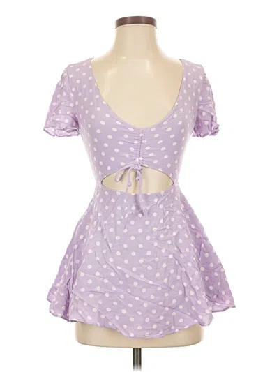 Pre-owned Privacy Please Casual Dress In Purple
