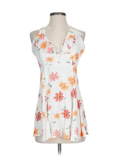 Pre-owned Privacy Please Casual Dress In White