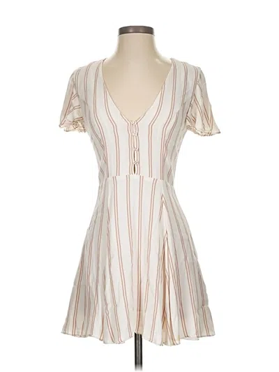 Pre-owned Privacy Please Casual Dress In White