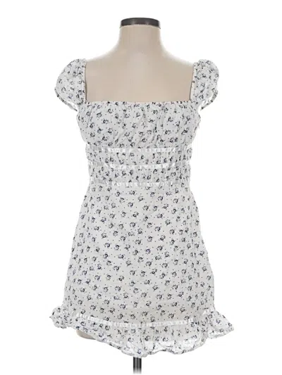 Pre-owned Privacy Please Casual Dress In White