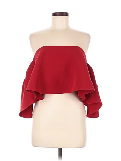 Pre-owned Privacy Please Fleece Jacket In Red