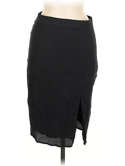Pre-owned Privacy Please Formal Skirt In Black