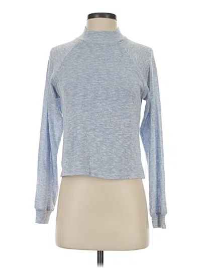 Pre-owned Privacy Please Long Sleeve Turtleneck In Blue