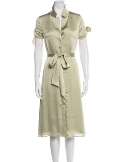 Pre-owned Privacy Please Midi Length Dress In Green