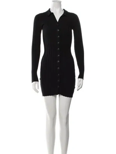 Pre-owned Privacy Please Mini Dress In Black