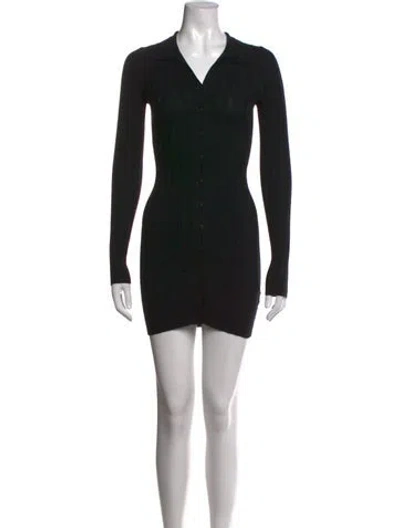 Pre-owned Privacy Please Mini Dress In Black