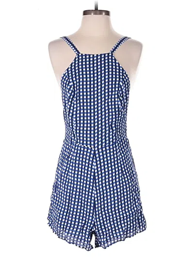 Pre-owned Privacy Please Romper In Blue