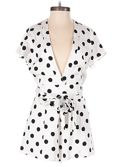 Pre-owned Privacy Please Romper In White