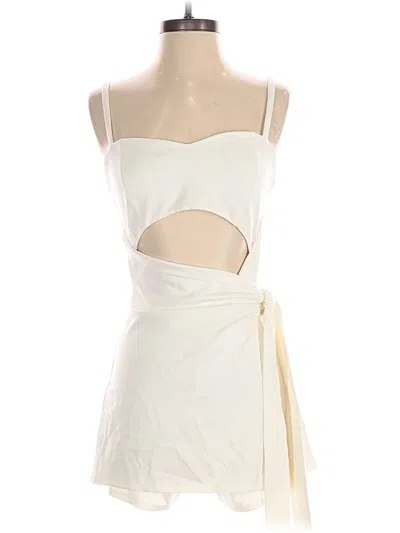 Pre-owned Privacy Please Romper In White