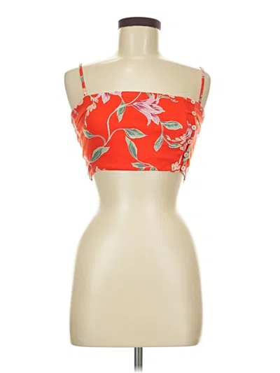 Pre-owned Privacy Please Tube Top Red Strapless Neckline Tops