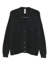 Private 0204 Button-front Cashmere Cardigan In Gray