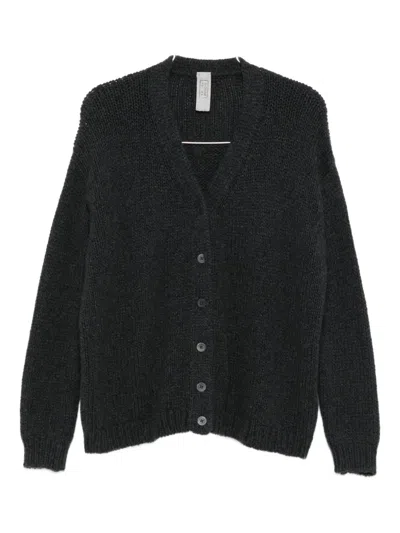 Private 0204 Button-front Cashmere Cardigan In Gray