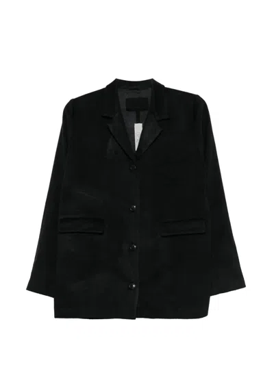 Private 0204 Cashmere Notch-lapel Jacket In Black