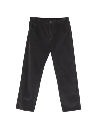 Private 0204 Corduroy Straight-leg Trousers In Blue