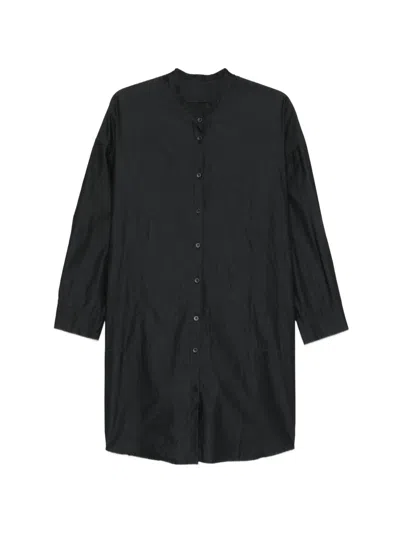 Private 0204 Dropped-shoulder Long Shirt In Black