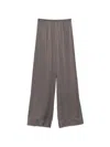 Private 0204 Elasticated Palazzo Pants In Gray