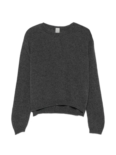 Private 0204 Fine-knit Cashmere Sweater In Gray