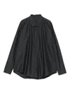 Private 0204 Long-sleeve Button-up Shirt In Black