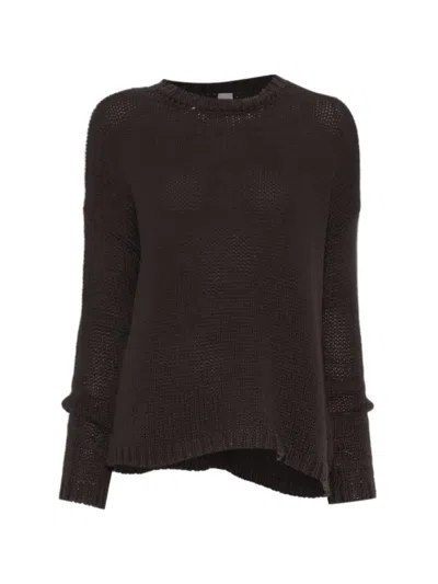 Private 0204 Open-knit Cashmere Sweater In Grey