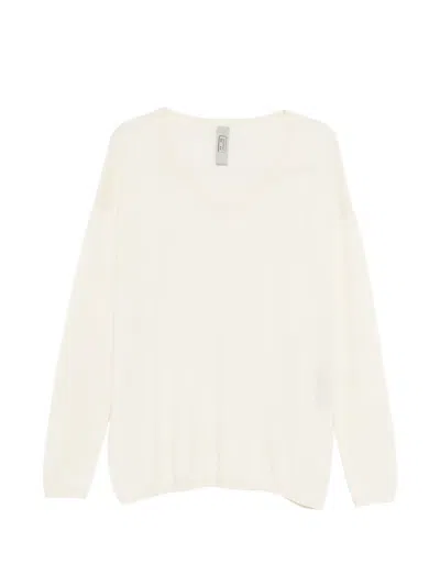 Private 0204 V-neck Sweater In Neutral