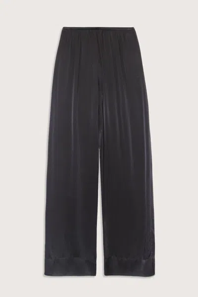 Private 0204 Women's Stretch Silk Pant In Graph In Gray