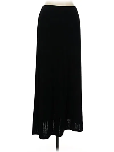 Pre-owned Private Editions By Chico's Formal Skirt In Black
