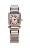 Private Label London Cartier Tank Française Pink Roman Watch