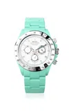 Private Label London Rolex Daytona Ceramic Coated Stainless Steel Watch In Green