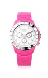Private Label London Rolex Daytona Ceramic Coated Stainless Steel Watch In Pink