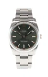 Private Label London Rolex Oyster Perpetual Green Watch