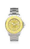 Private Label London Rolex Submariner Bezel And Dial Stainless Steel Watch In Yellow