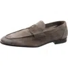 Private Label Penny Loafer Mens Solid Suede Oxfords