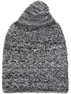 Private Stock Bullseye Knitted Beanie In Black